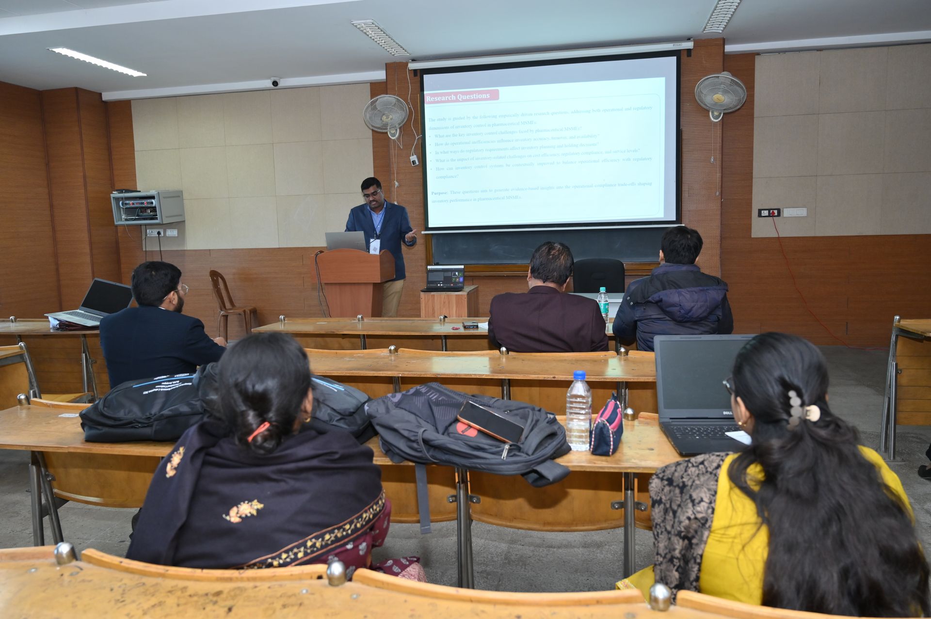 Paper presentation session